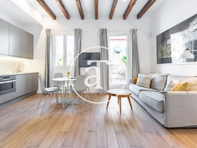 Penthouse en location temporaire avec 1 chambre et terrasse à Chamberí